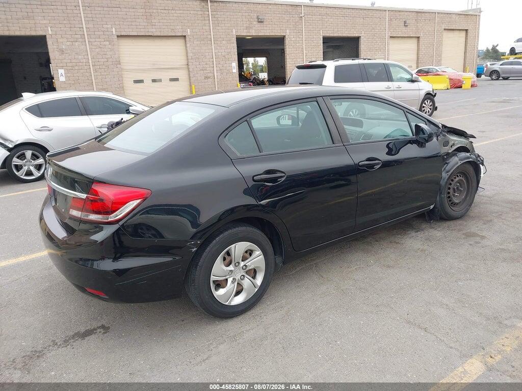 19XFB2F51EE248405 2014 HONDA CIVIC photo no. 4
