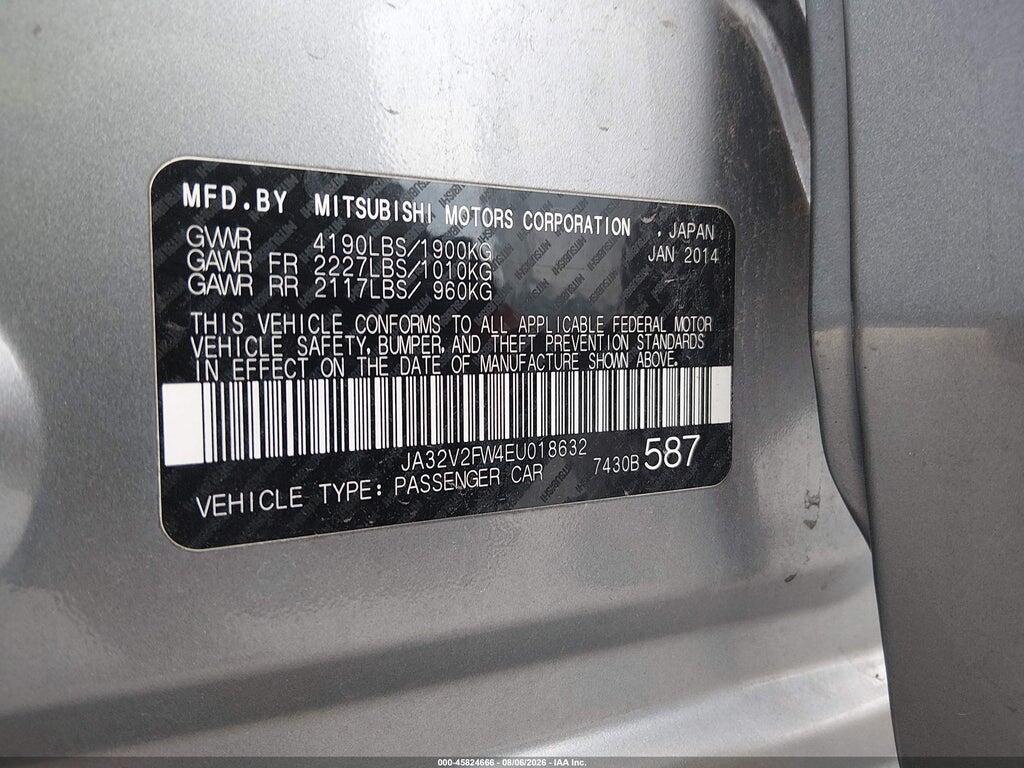 JA32V2FW4EU018632 2014 MITSUBISHI LANCER photo no. 9