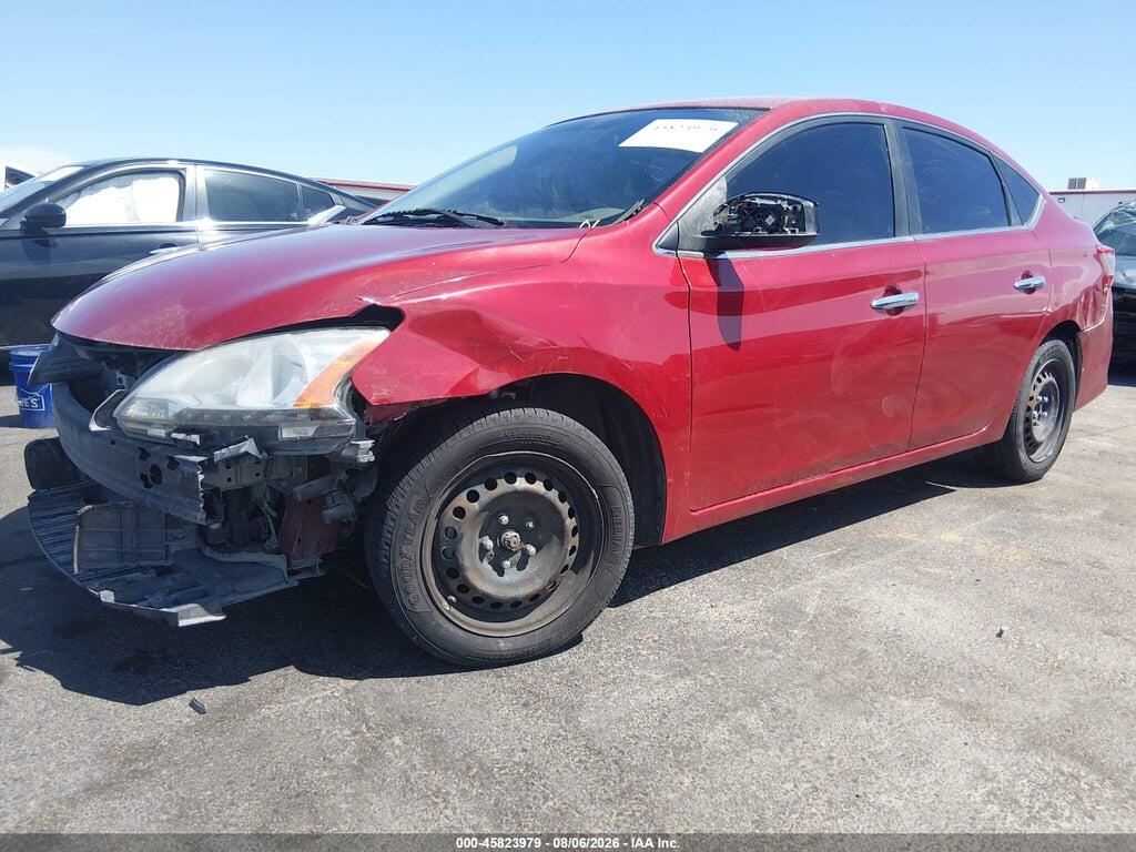 3N1AB7AP3EL634645 2014 NISSAN SENTRA photo no. 2
