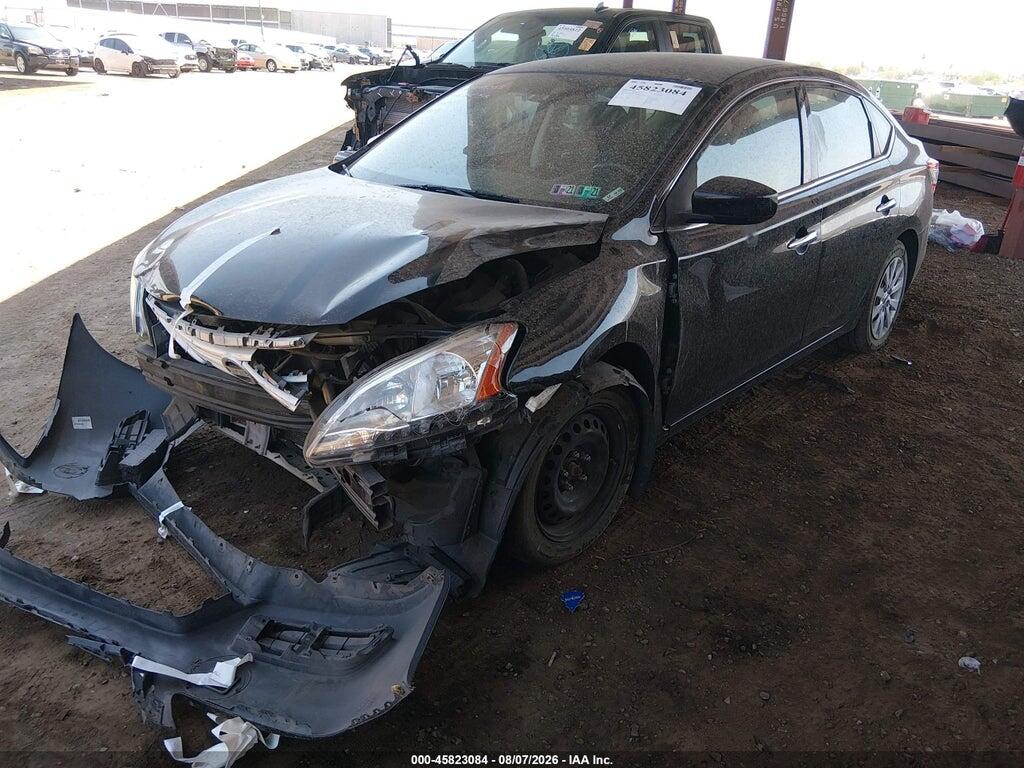 3N1AB7AP4EY303091 2014 NISSAN SENTRA photo no. 2