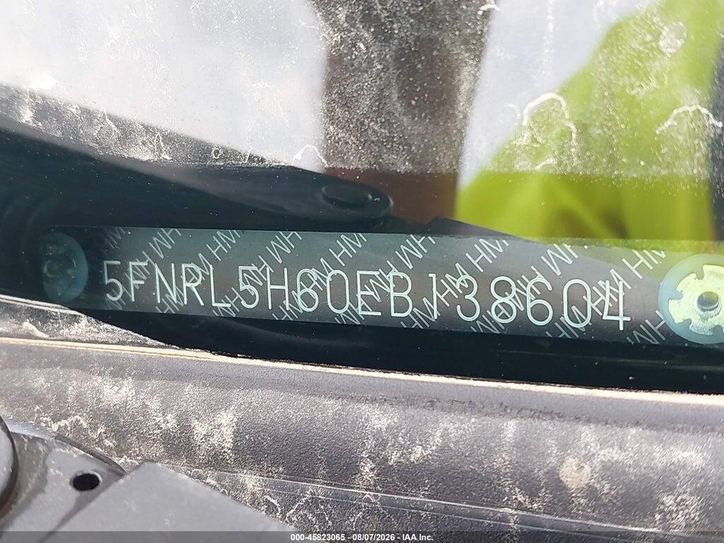 5FNRL5H60EB138604 2014 HONDA ODYSSEY photo no. 9