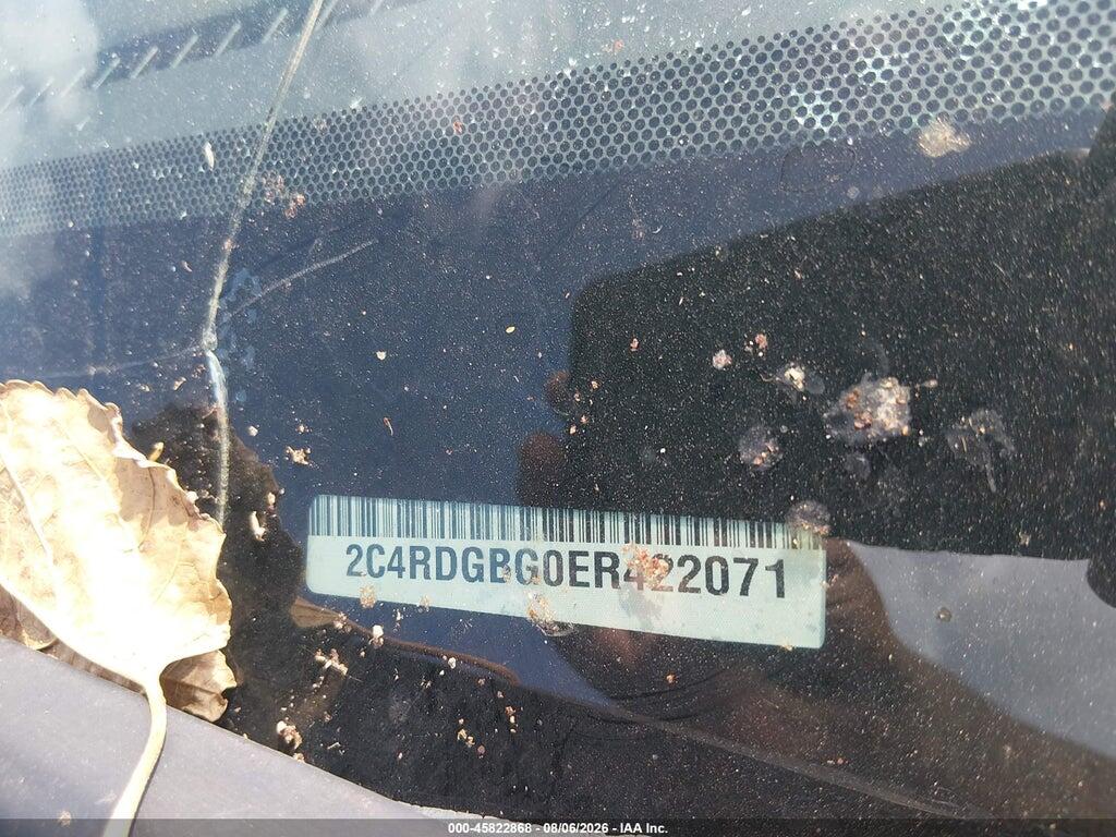 2C4RDGBG0ER422071 2014 DODGE GRAND CARAVAN photo no. 9