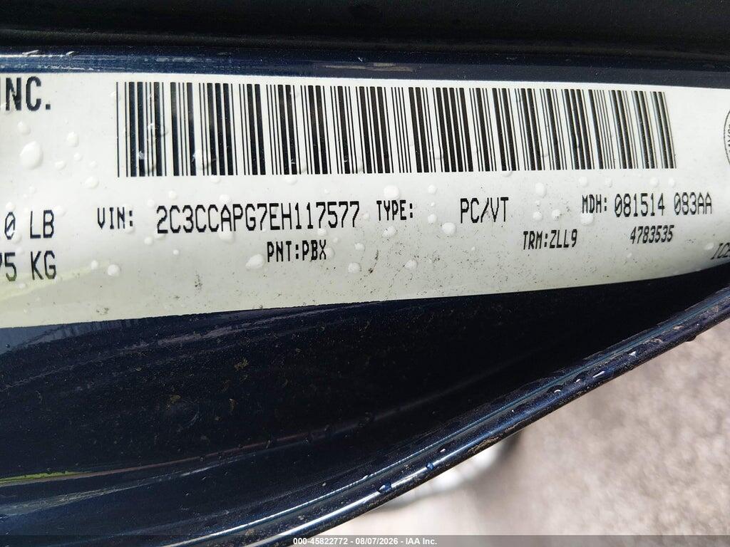 2C3CCAPG7EH117577 2014 CHRYSLER 300C photo no. 9
