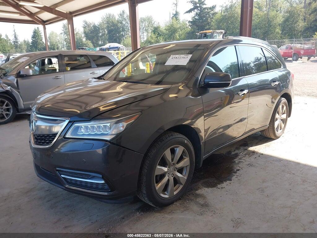 5FRYD4H82EB502766 2014 ACURA MDX photo no. 2