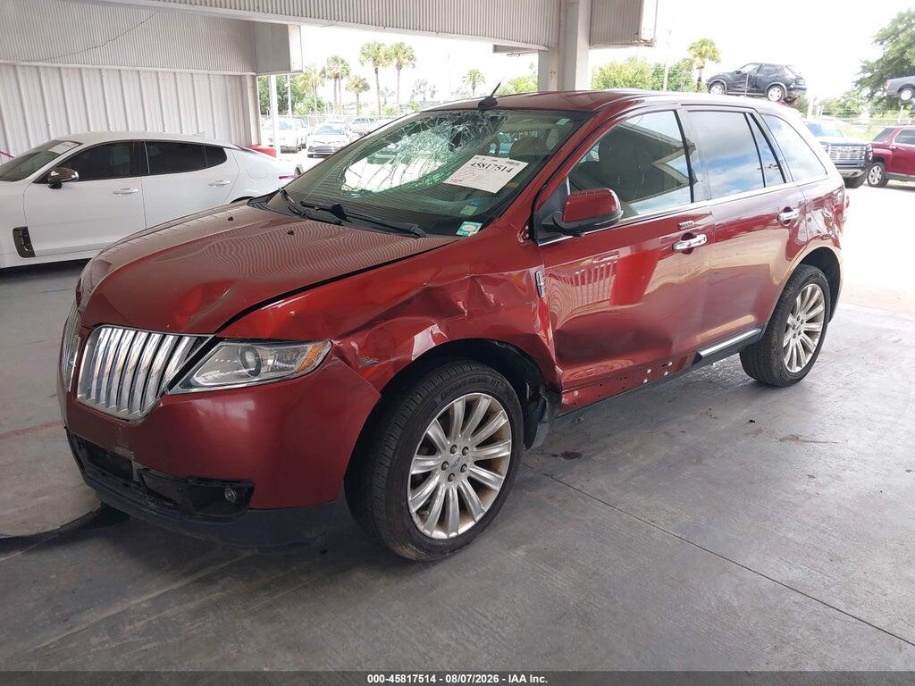 2LMDJ6JK3EBL04799 2014 LINCOLN MKX photo no. 2