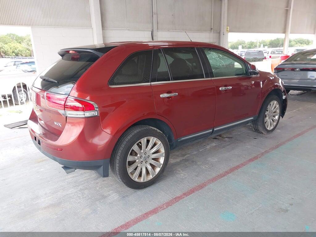 2LMDJ6JK3EBL04799 2014 LINCOLN MKX photo no. 4