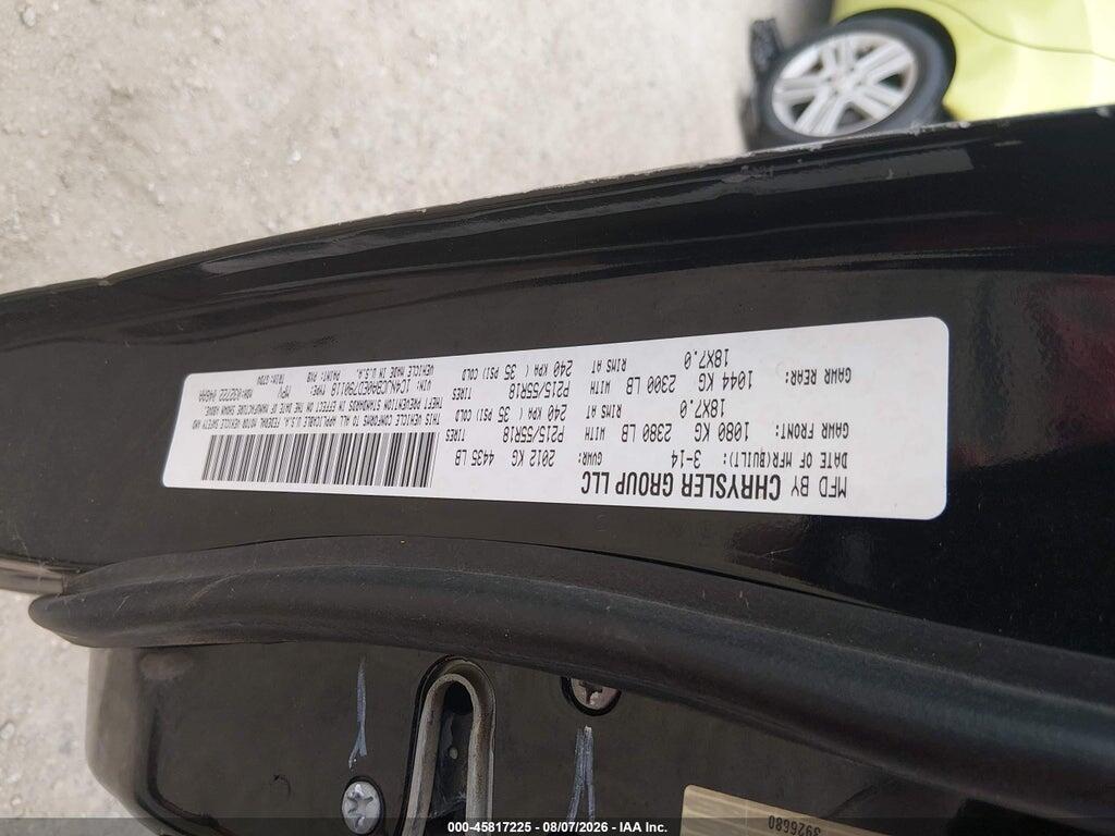 1C4NJCBA0ED790118 2014 JEEP COMPASS photo no. 9