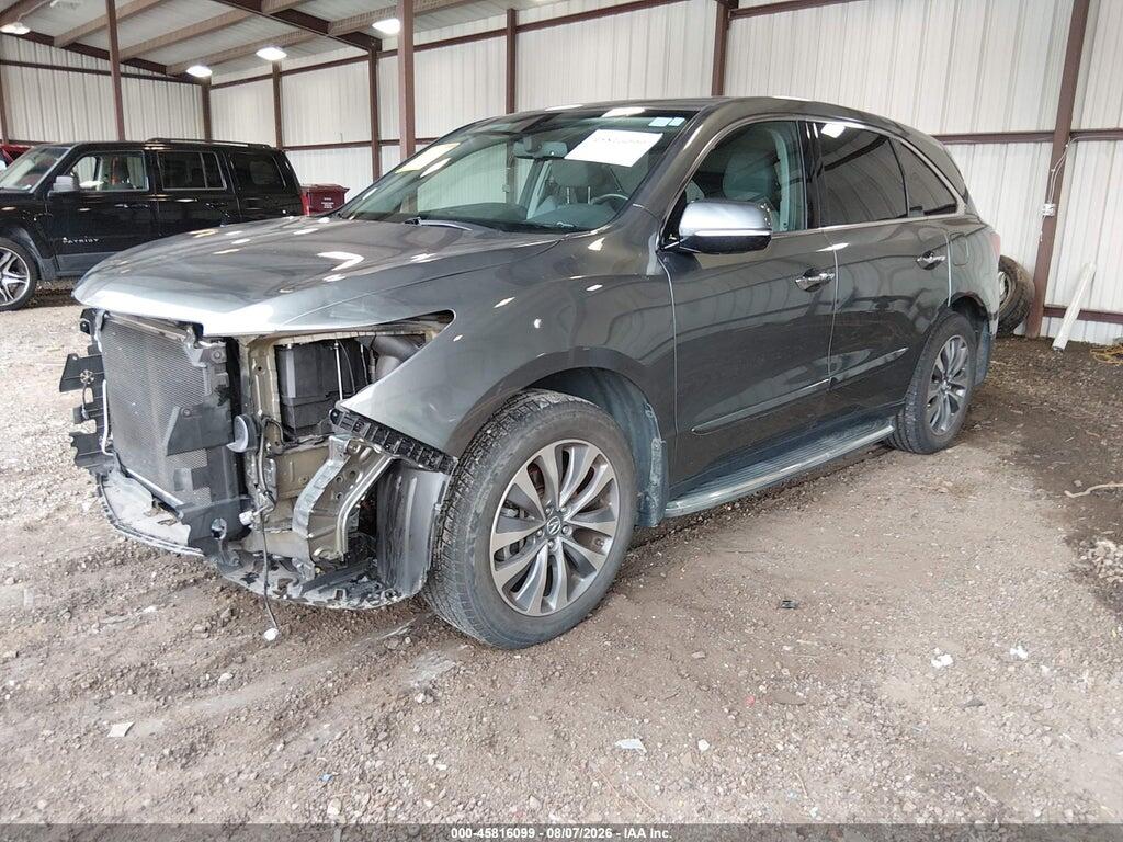5FRYD4H45EB011413 2014 ACURA MDX photo no. 2