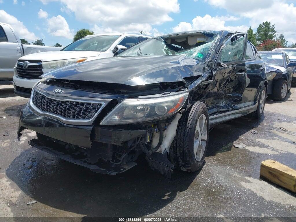KNAGM4AD3E5075729 2014 KIA OPTIMA HYBRID photo no. 2