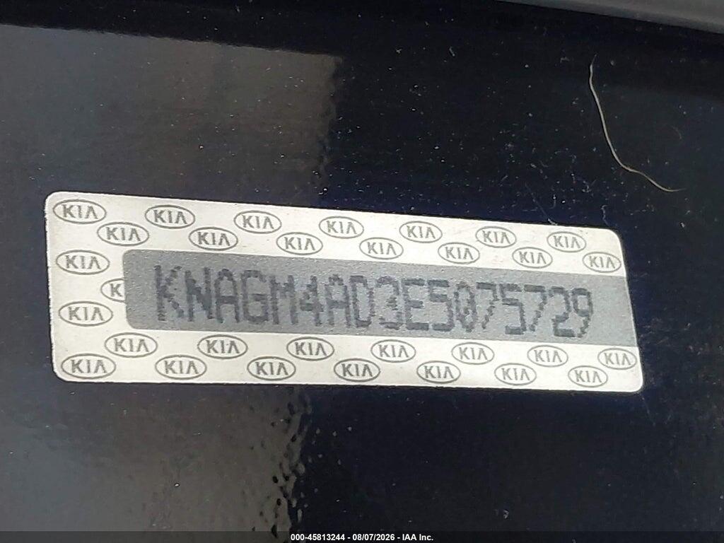 KNAGM4AD3E5075729 2014 KIA OPTIMA HYBRID photo no. 9