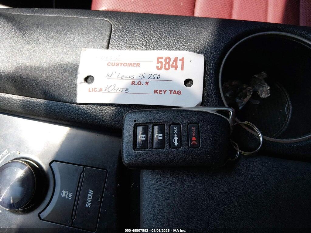 JTHCF1D27E5010806 2014 LEXUS IS 250 photo no. 11