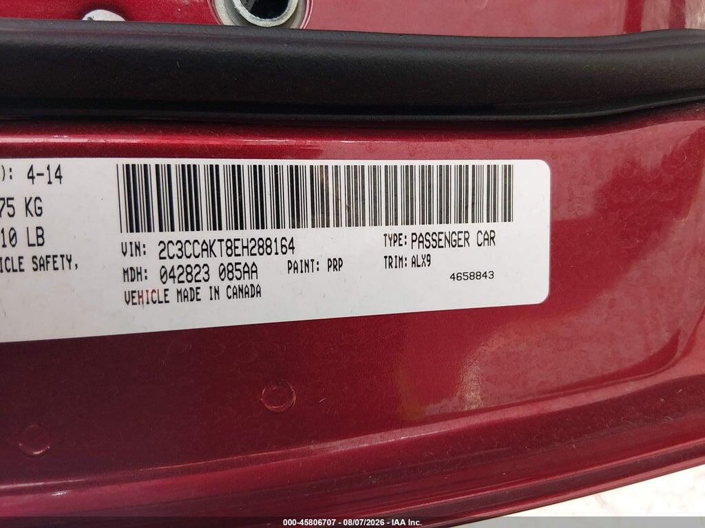 2C3CCAKT8EH288164 2014 CHRYSLER 300C photo no. 9