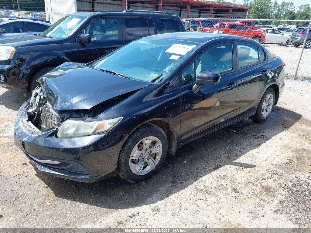 2HGFB2F58EH540168 2014 HONDA CIVIC photo no. 2