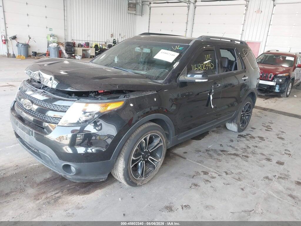 1FM5K8GT1EGA32755 2014 FORD EXPLORER photo no. 2