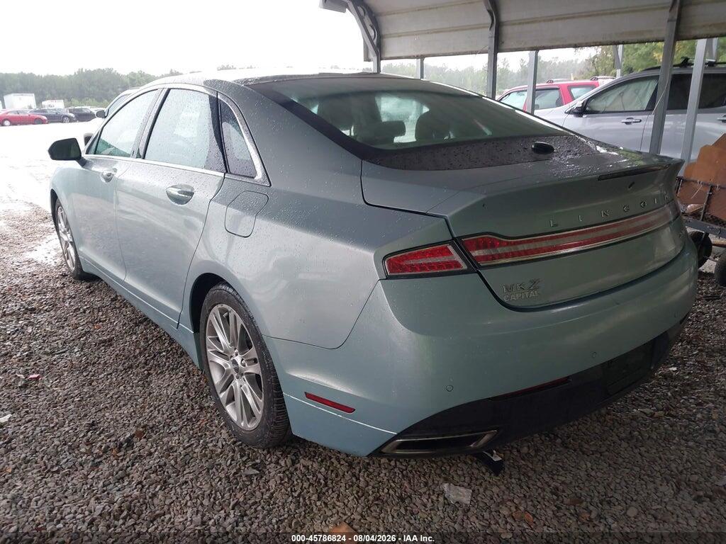 3LN6L2LU7ER828660 2014 LINCOLN MKZ HYBRID photo no. 3