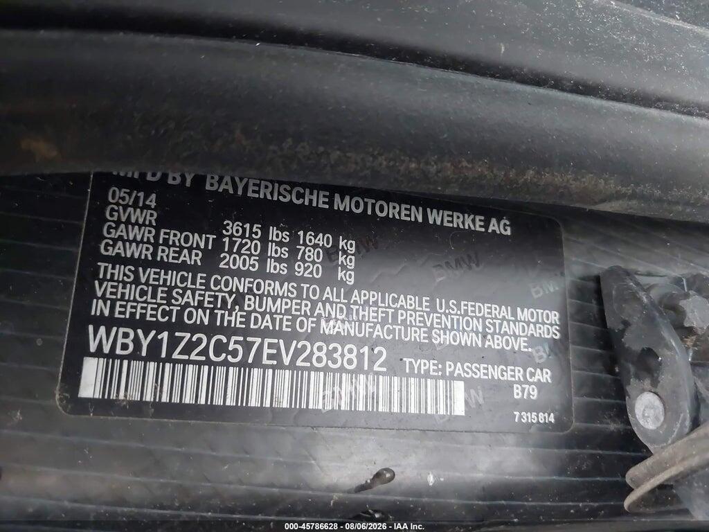 WBY1Z2C57EV283812 2014 BMW I3 photo no. 9