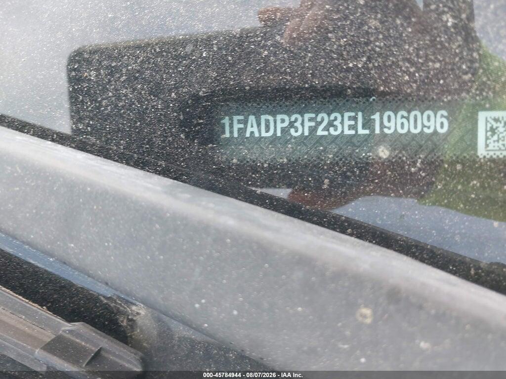 1FADP3F23EL196096 2014 FORD FOCUS photo no. 9