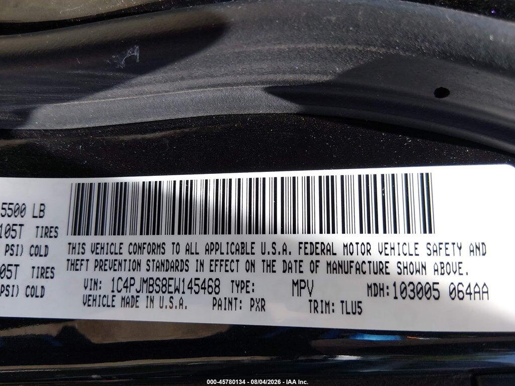 1C4PJMBS8EW145468 2014 JEEP CHEROKEE photo no. 9