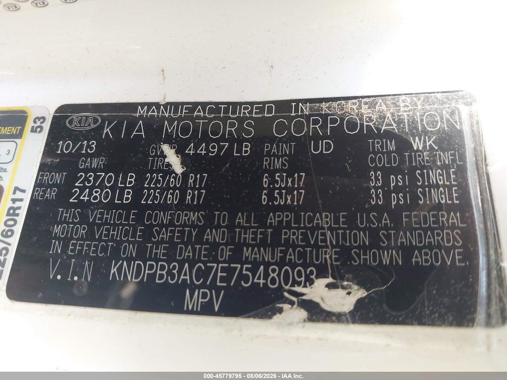 KNDPB3AC7E7548093 2014 KIA SPORTAGE photo no. 9
