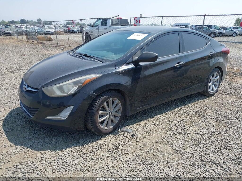 KMHDH4AEXEU074646 2014 HYUNDAI ELANTRA photo no. 2
