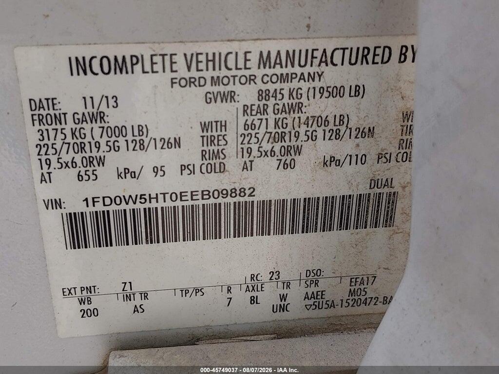 1FD0W5HT0EEB09882 2014 FORD F-550 CHASSIS photo no. 8