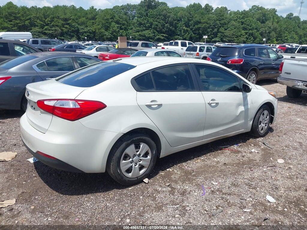 KNAFK4A62F5308598 2015 KIA FORTE photo no. 4