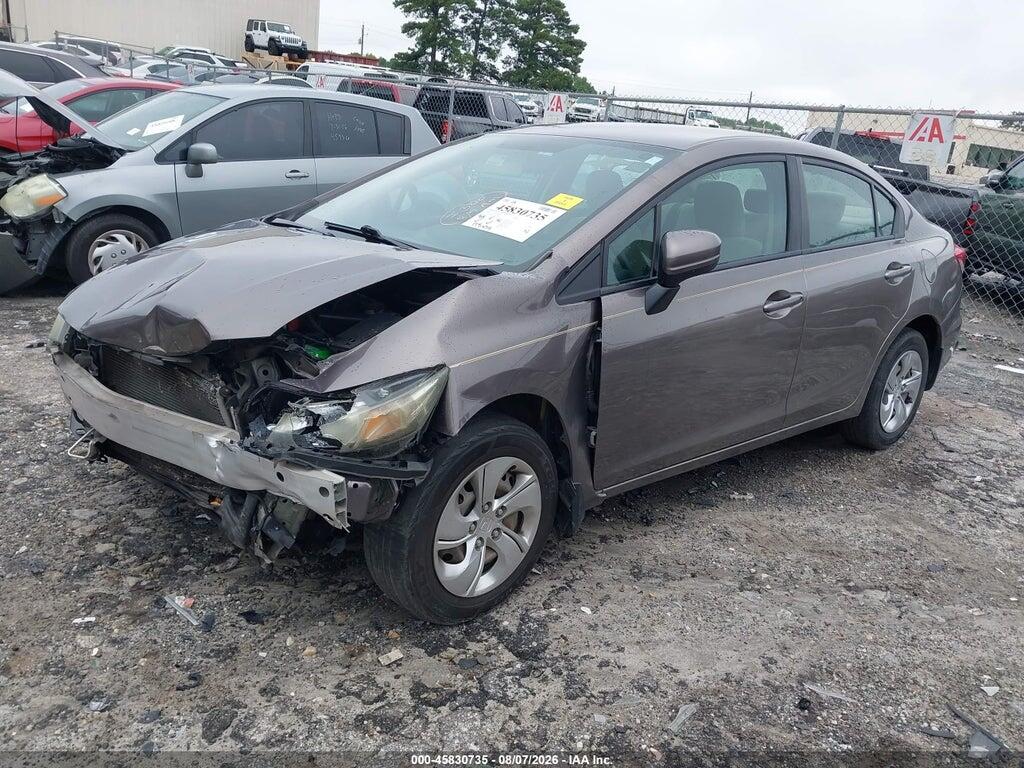 19XFB2F5XFE003989 2015 HONDA CIVIC photo no. 2