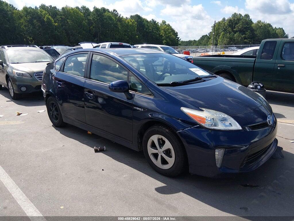 JTDKN3DUXF0446822 2015 TOYOTA PRIUS photo no. 1