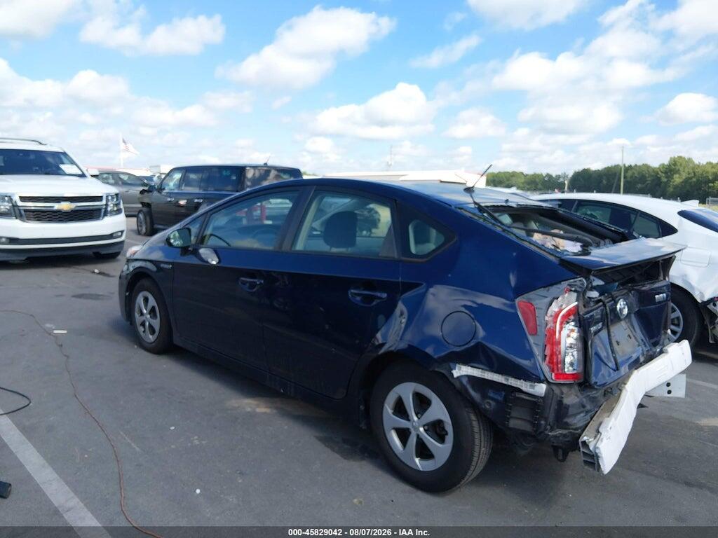 JTDKN3DUXF0446822 2015 TOYOTA PRIUS photo no. 3