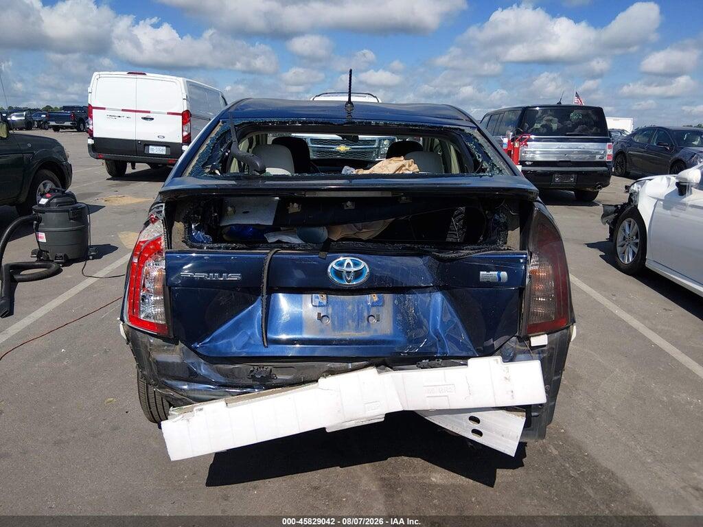 JTDKN3DUXF0446822 2015 TOYOTA PRIUS photo no. 6