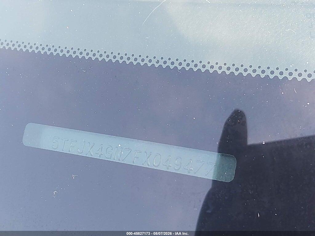 5TFJX4GN7FX049477 2015 TOYOTA TACOMA photo no. 9