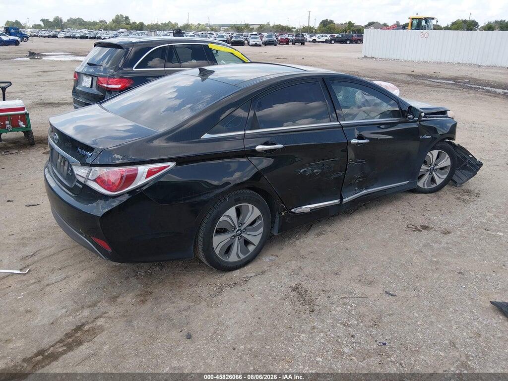 KMHEC4A47FA125792 2015 HYUNDAI SONATA HYBRID photo no. 4