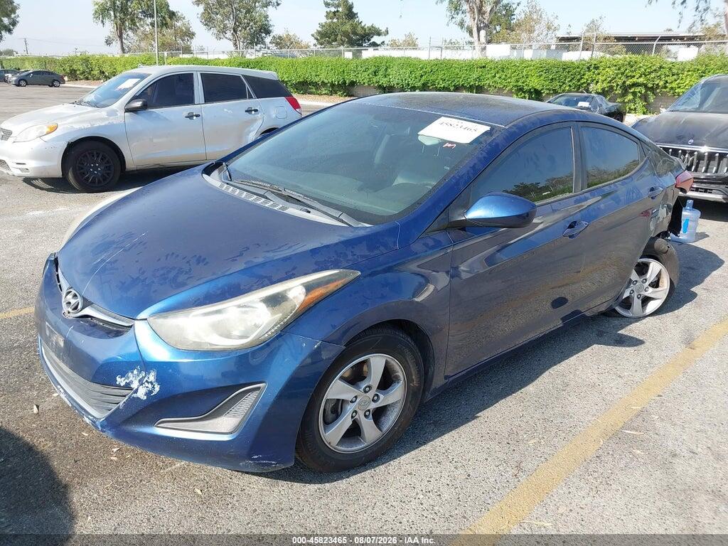 5NPDH4AE5FH583897 2015 HYUNDAI ELANTRA photo no. 2