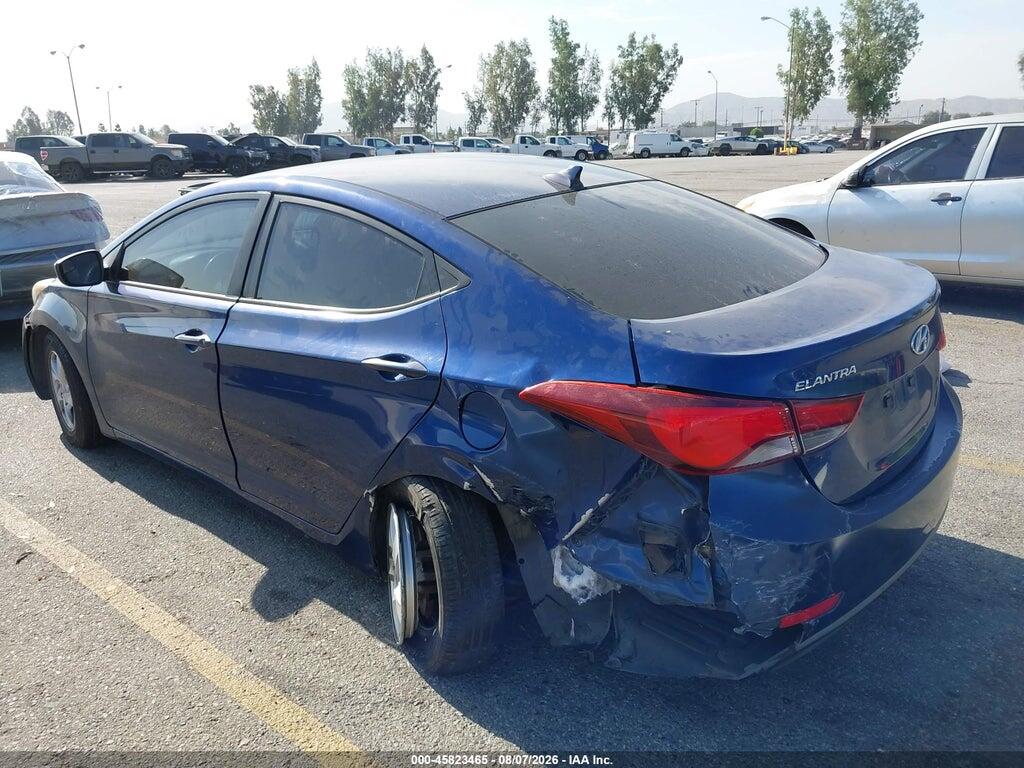 5NPDH4AE5FH583897 2015 HYUNDAI ELANTRA photo no. 3