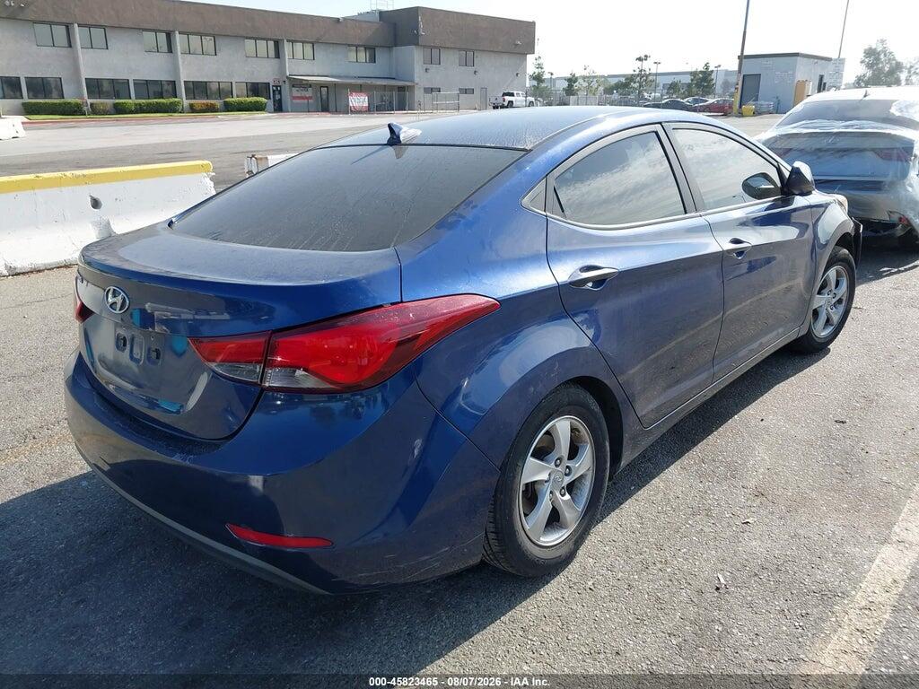 5NPDH4AE5FH583897 2015 HYUNDAI ELANTRA photo no. 4