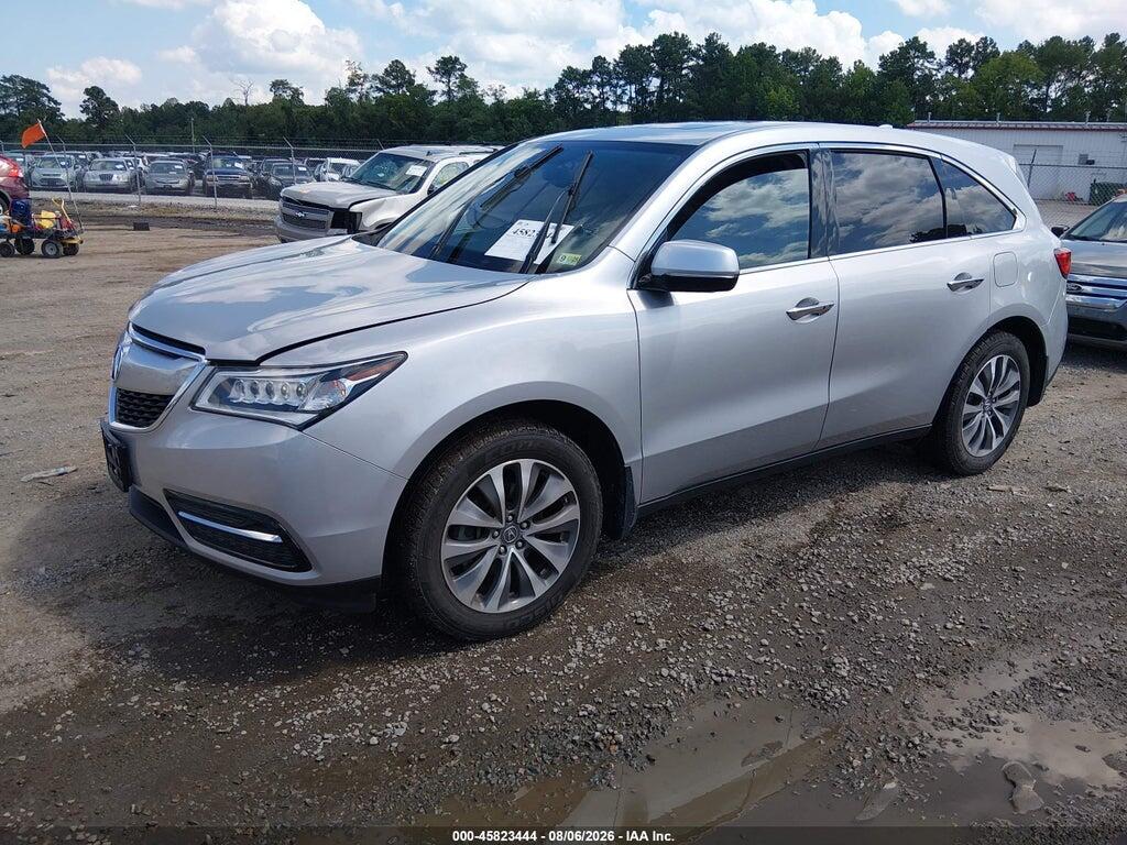 5FRYD4H43FB001366 2015 ACURA MDX photo no. 2