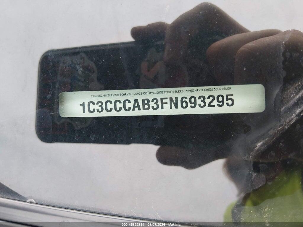 1C3CCCAB3FN693295 2015 CHRYSLER 200 photo no. 9