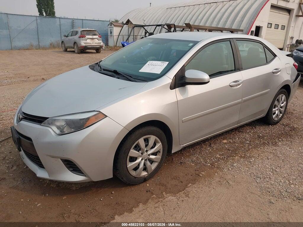 2T1BURHE7FC320562 2015 TOYOTA COROLLA photo no. 2