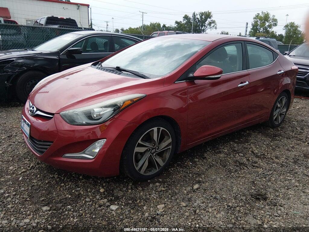5NPDH4AEXFH628011 2015 HYUNDAI ELANTRA photo no. 2