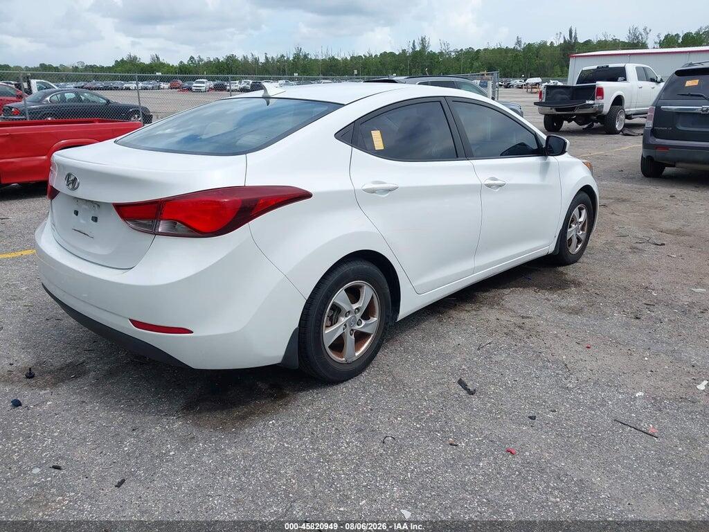 5NPDH4AE1FH616720 2015 HYUNDAI ELANTRA photo no. 4
