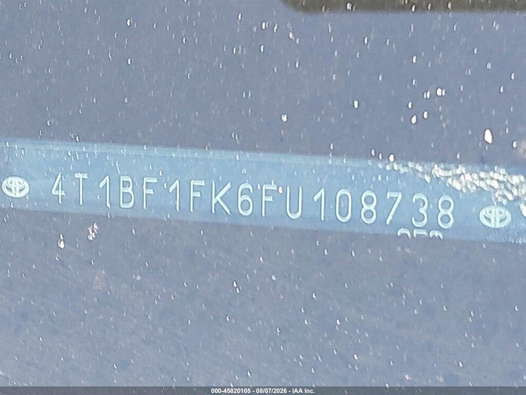 4T1BF1FK6FU108738 2015 TOYOTA CAMRY photo no. 9