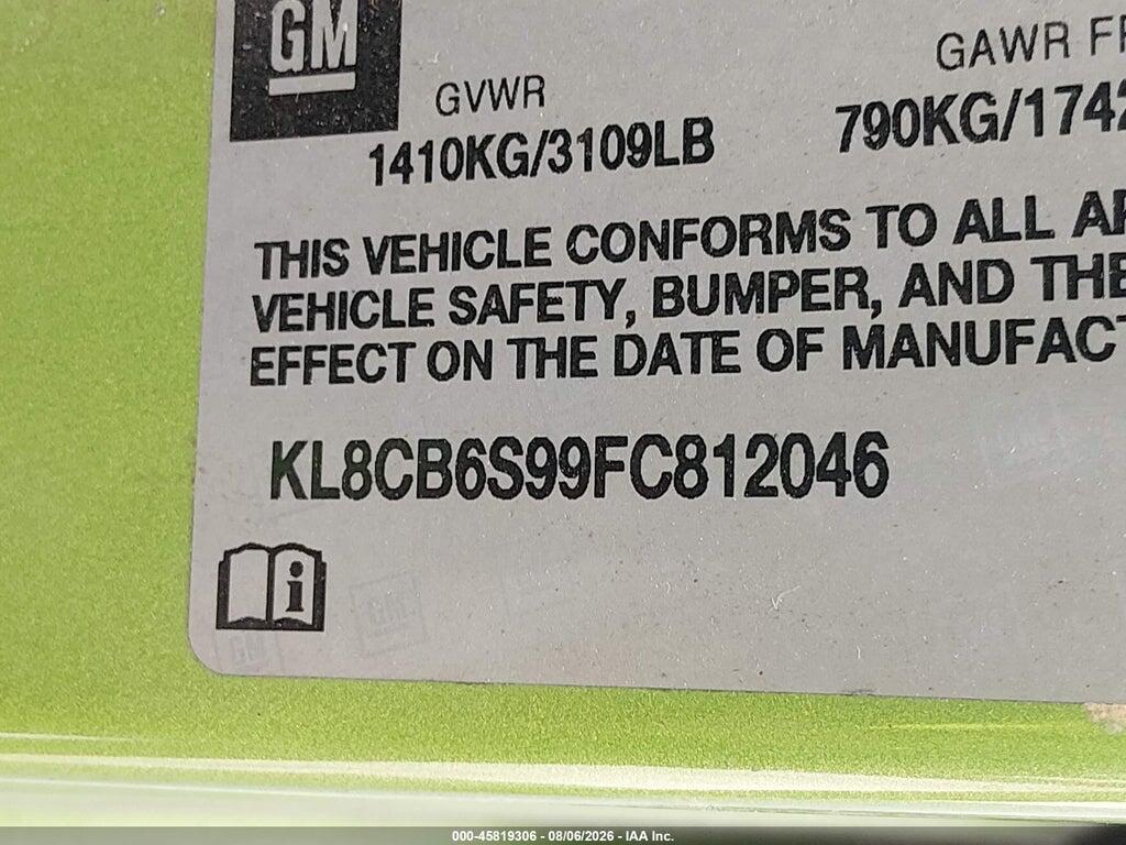 KL8CB6S99FC812046 2015 CHEVROLET SPARK photo no. 9