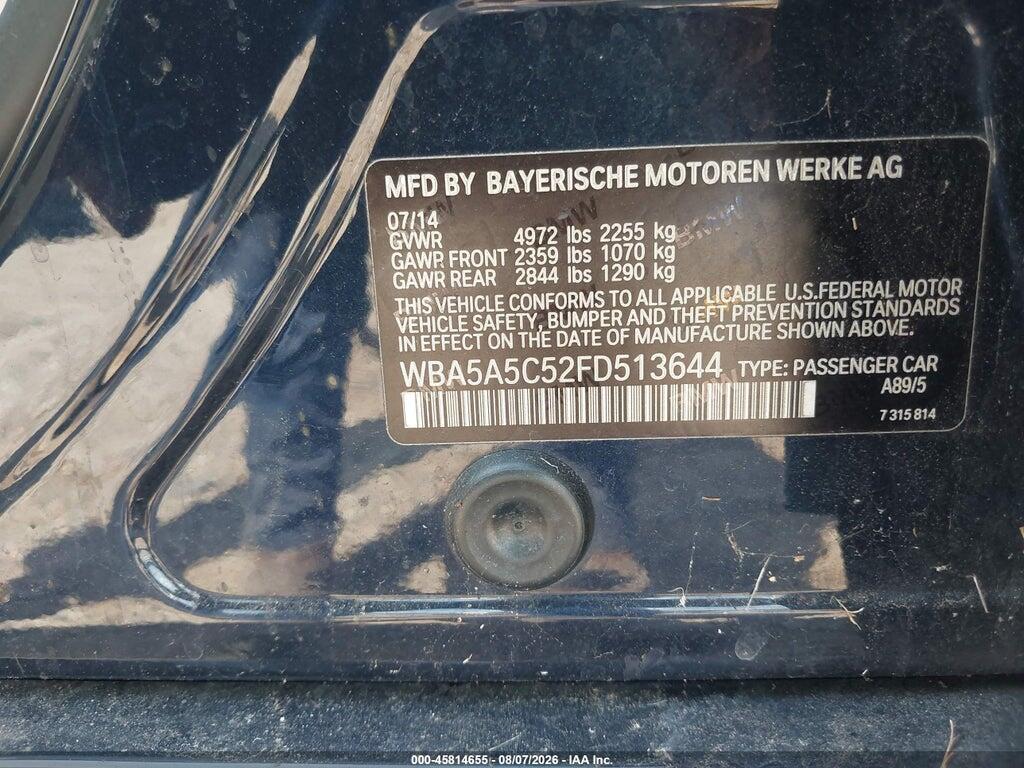 WBA5A5C52FD513644 2015 BMW 528I photo no. 9