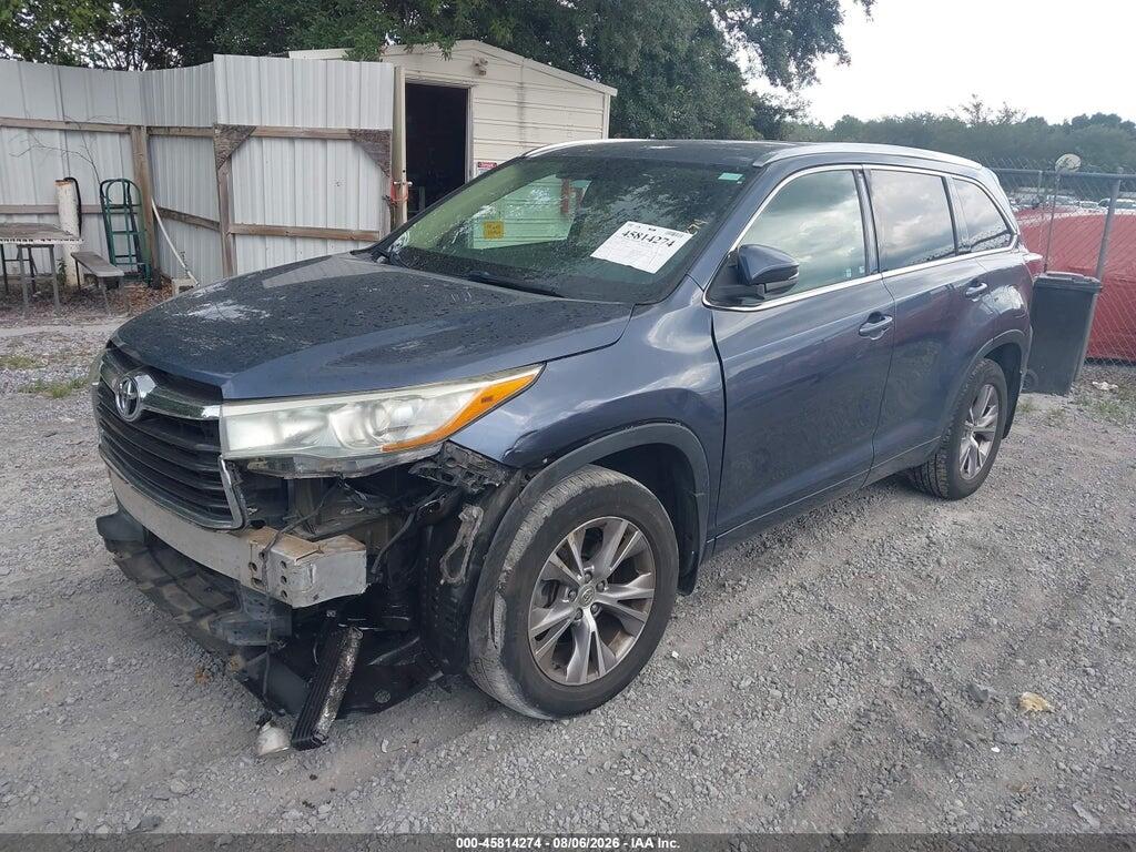 5TDJKRFH2FS209133 2015 TOYOTA HIGHLANDER photo no. 2