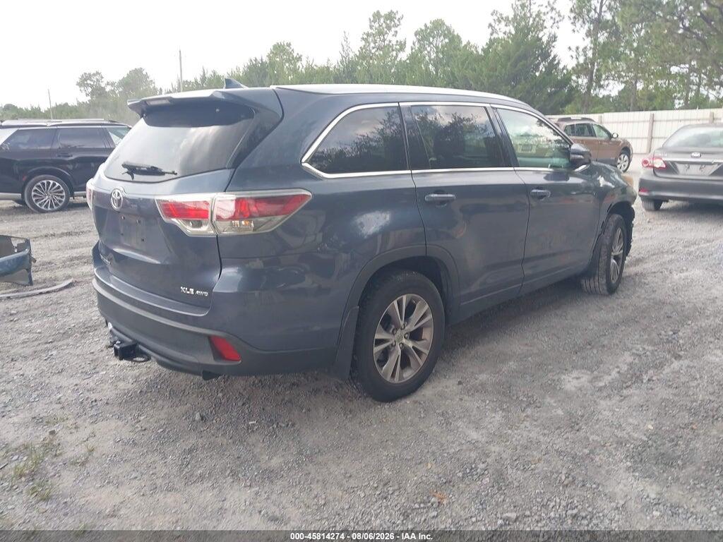 5TDJKRFH2FS209133 2015 TOYOTA HIGHLANDER photo no. 4