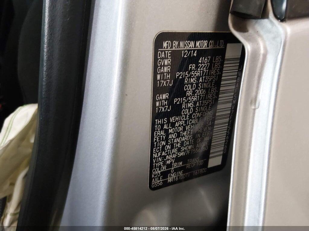 JN8AF5MV7FT556260 2015 NISSAN JUKE photo no. 9