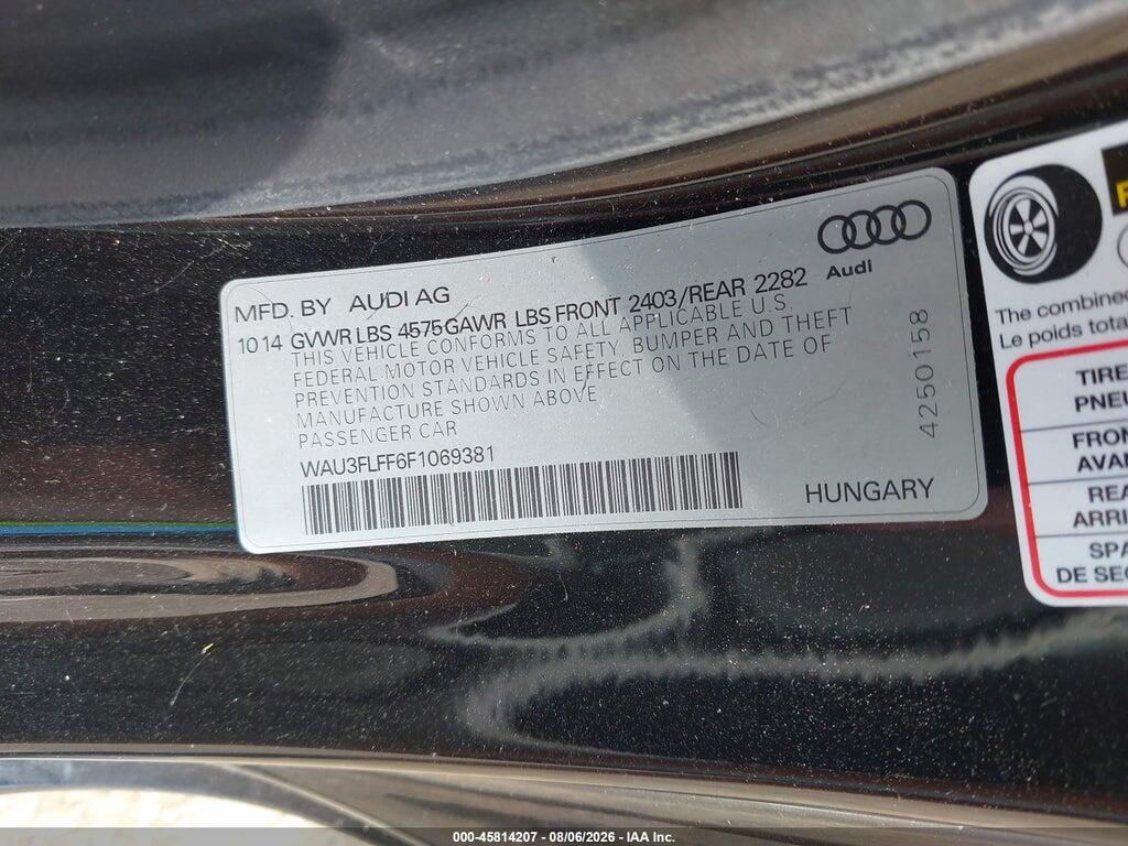 WAU3FLFF6F1069381 2015 AUDI A3 photo no. 9