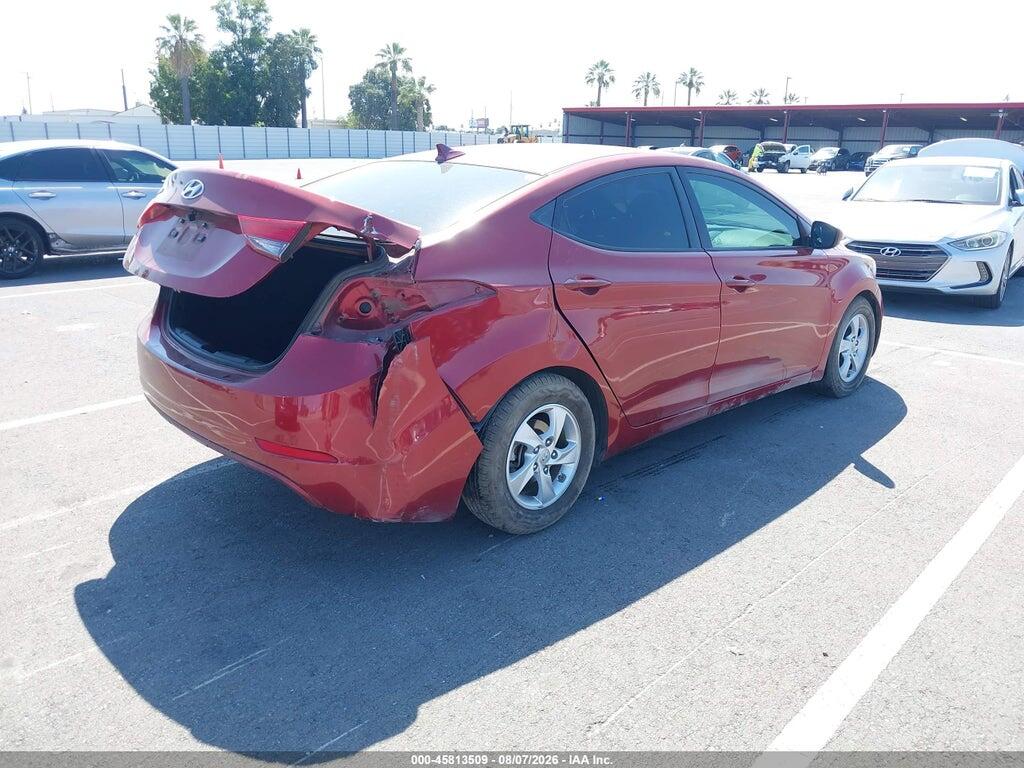 5NPDH4AE8FH616522 2015 HYUNDAI ELANTRA photo no. 4