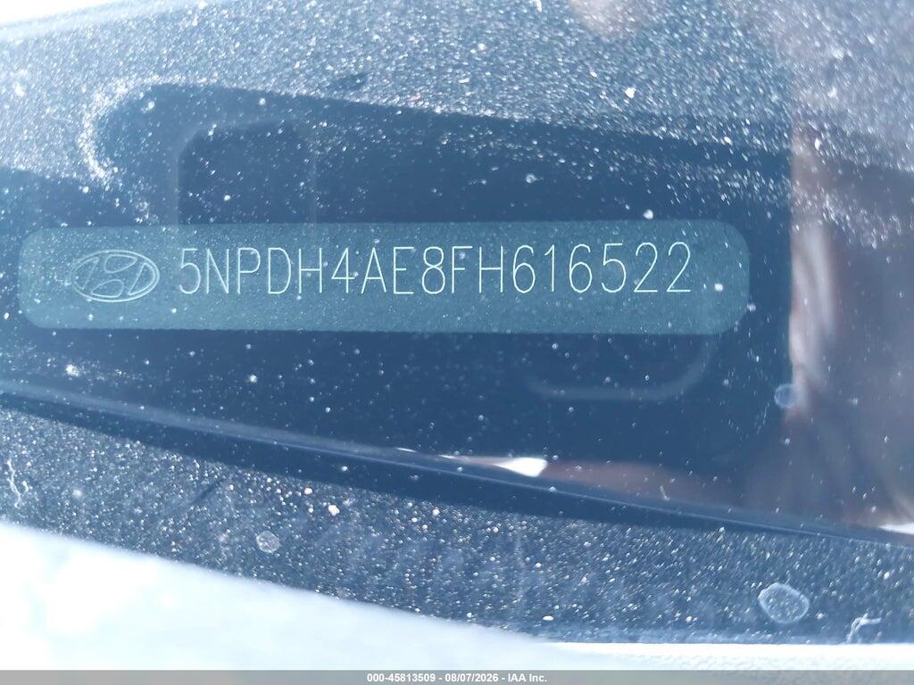 5NPDH4AE8FH616522 2015 HYUNDAI ELANTRA photo no. 9