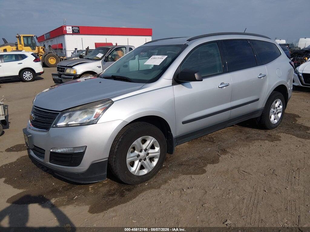 1GNKRFED7FJ329334 2015 CHEVROLET TRAVERSE photo no. 2